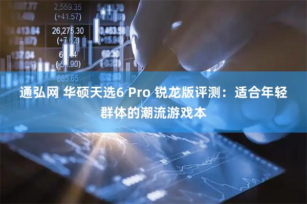 通弘网 华硕天选6 Pro 锐龙版评测：适合年轻群体的潮流游戏本