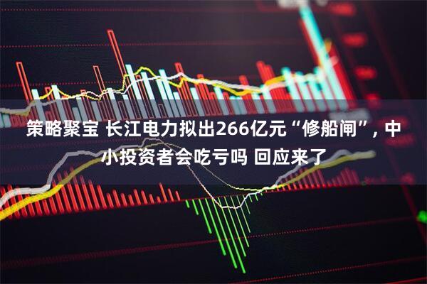策略聚宝 长江电力拟出266亿元“修船闸”, 中小投资者会吃亏吗 回应来了